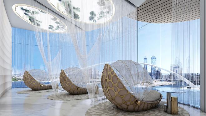 Дюплекс 5+2 с видом на море в Дубай