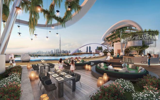 Дюплекс 5+2 с видом на море в Дубай