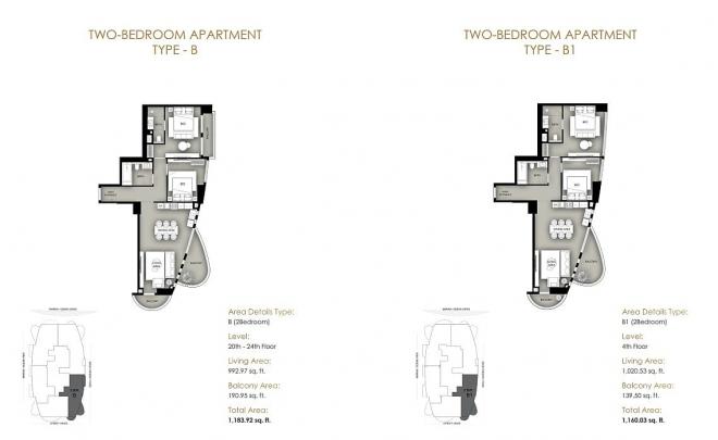 Пентхаус 5+2 с видом на море в Дубай