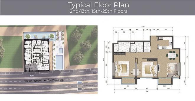 Квартира 1+1 в Дубай
