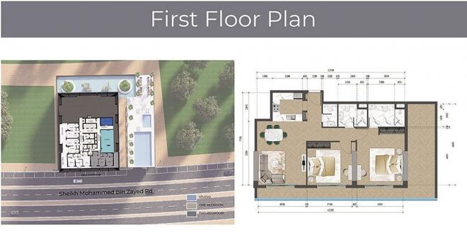 Квартира 1+1 в Дубай