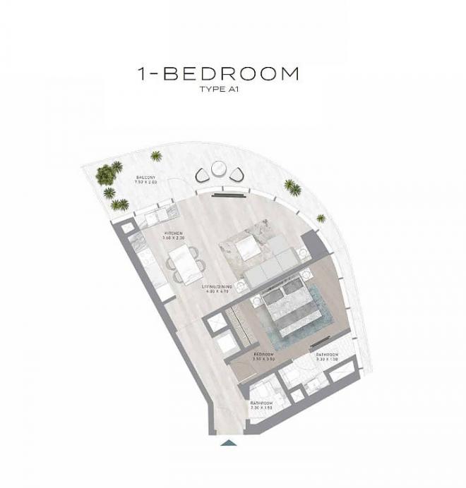 Пентхаус 4+1 в Дубай