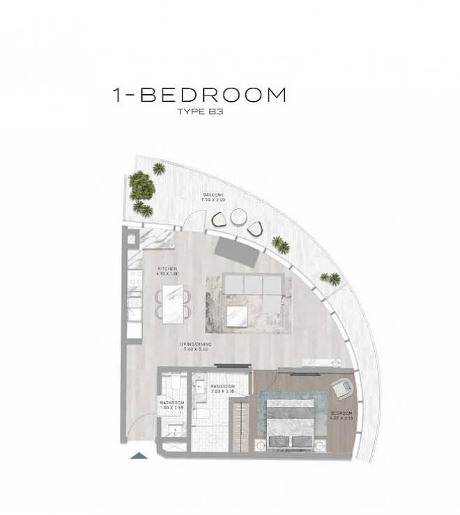 Пентхаус 4+1 в Дубай