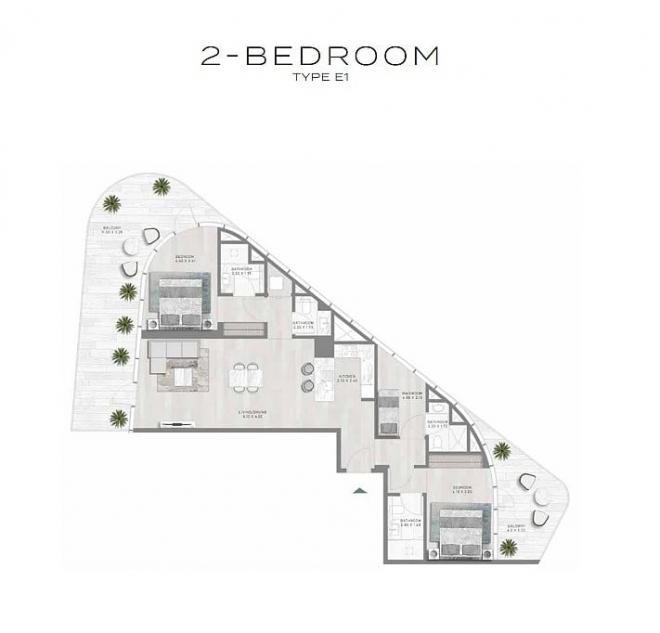 Пентхаус 4+1 в Дубай