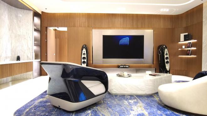 Пентхаус 7+3 с видом на море в Дубай