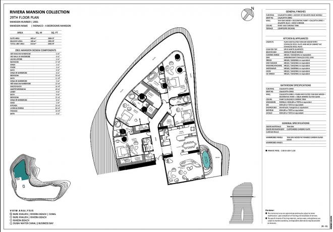 Пентхаус 7+3 с видом на море в Дубай