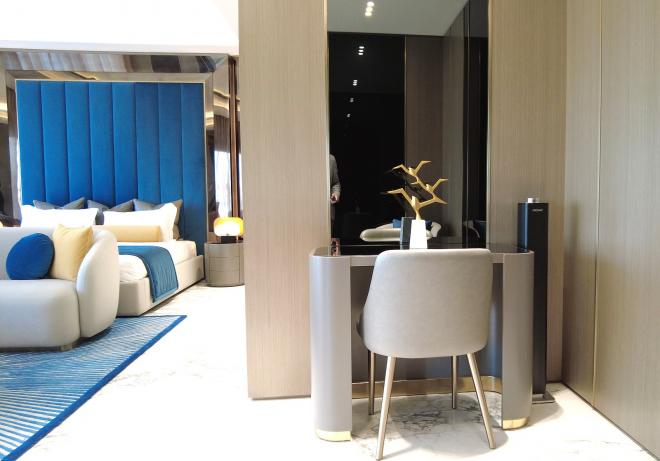 Пентхаус 5+2 с видом на море в Дубай