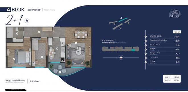 Квартира 1+1 в Стамбуле