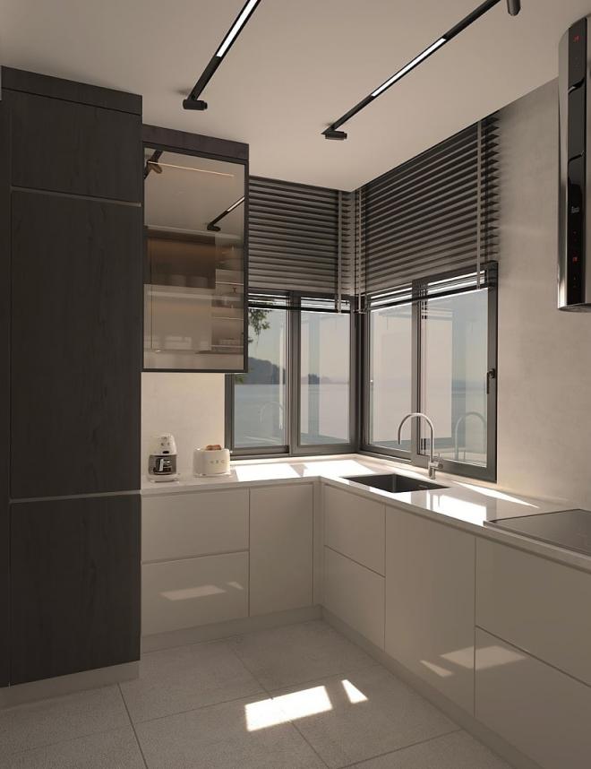 Квартира 2+1 с видом на море в Стамбуле