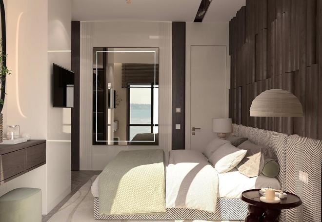 Квартира 2+1 с видом на море в Стамбуле