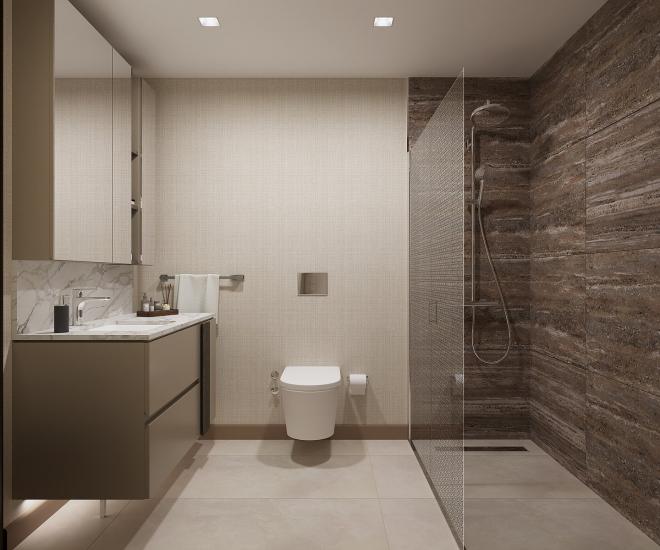 Квартира 2+1 с видом на море в Стамбуле