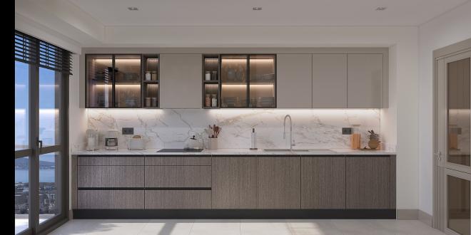 Квартира 3+1 с видом на море в Стамбуле