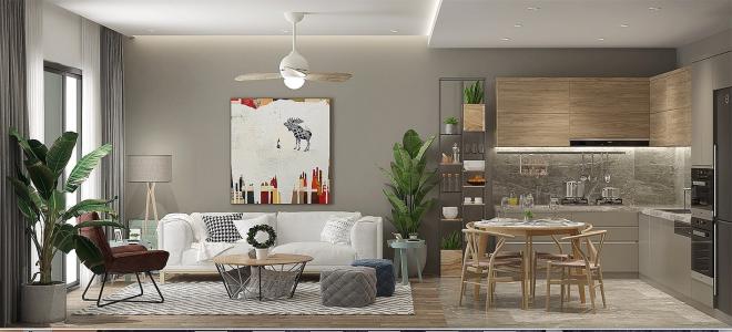 Квартира 2+1 с видом на море в Стамбуле