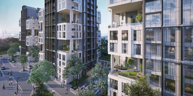 Квартира 1+1 с видом на море в Стамбуле