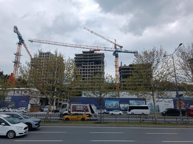 Квартира 1+1 с видом на море в Стамбуле