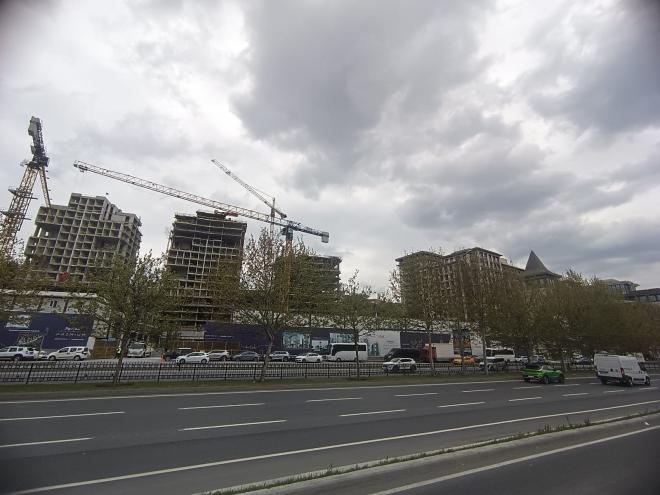 Квартира 1+1 с видом на море в Стамбуле