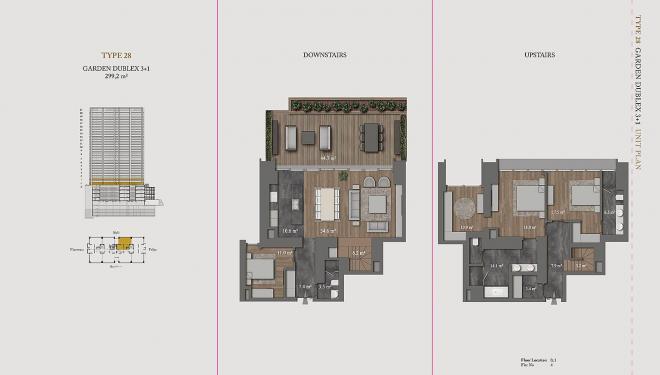 Квартира 1+1 с видом на море в Стамбуле