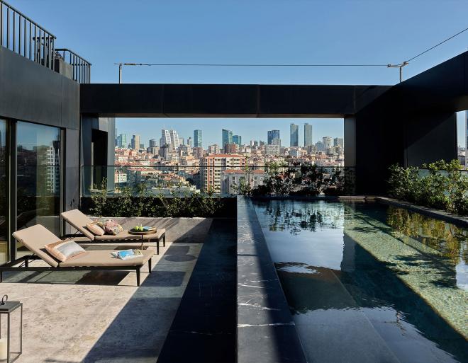 Квартира 2+1 с видом на море в Стамбуле