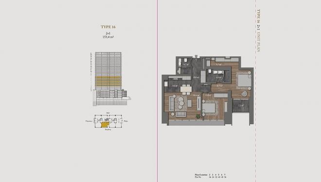 Квартира 2+1 с видом на море в Стамбуле