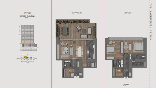Квартира 2+1 с видом на море в Стамбуле