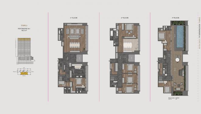 Квартира 2+1 с видом на море в Стамбуле