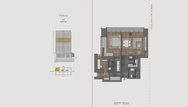 Квартира 3+1 с видом на море в Стамбуле