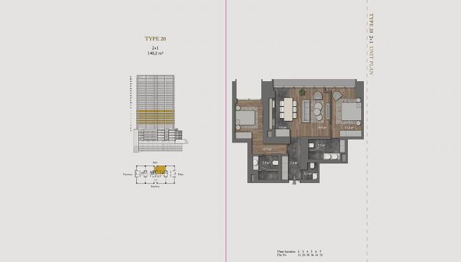 Квартира 4+1 с видом на море в Стамбуле
