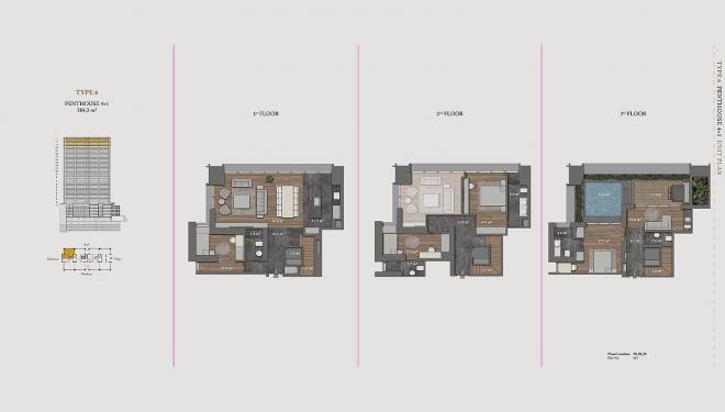 Пентхаус 8+1 с видом на море в Стамбуле