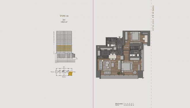 Пентхаус 8+1 с видом на море в Стамбуле