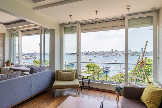 Квартира 2+1 с видом на море в Стамбуле