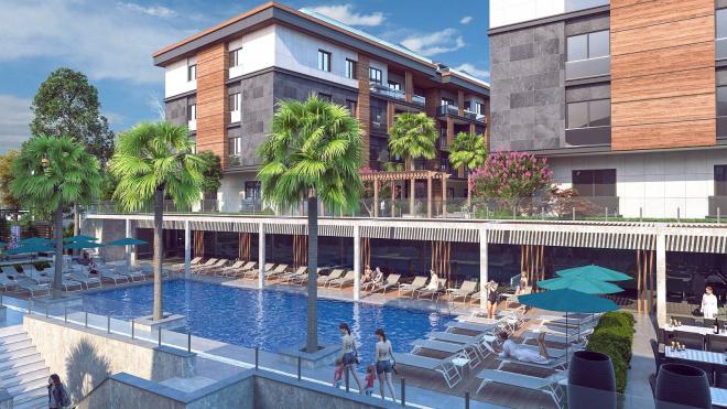 Квартира 2+1 с видом на море в Стамбуле