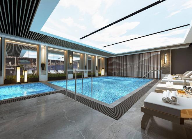 Квартира 2+1 с видом на море в Стамбуле