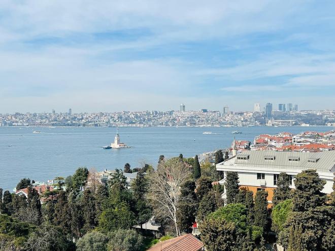Дюплекс 4+2 с видом на море в Стамбуле
