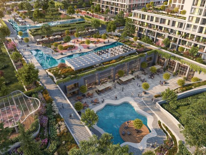 Квартира 2+1 с видом на море в Стамбуле