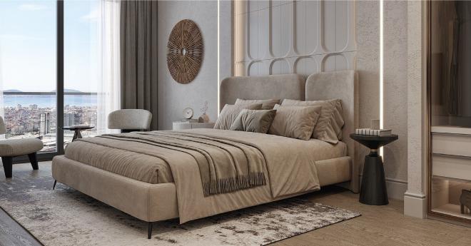 Квартира 2+1 с видом на море в Стамбуле