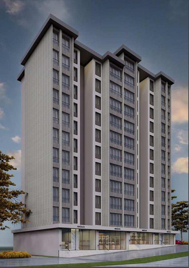 Квартира 3+1 с видом на море в Стамбуле