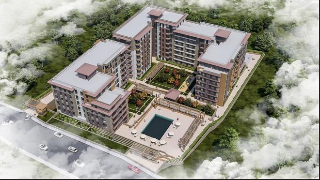 Квартира 2+1 с видом на море в Стамбуле