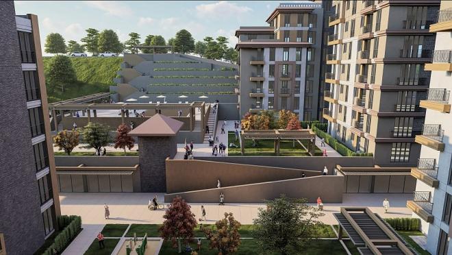 Квартира 3+1 с видом на море в Стамбуле