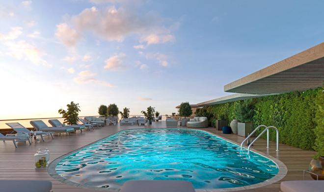 Квартира 2+1 с видом на море в Стамбуле