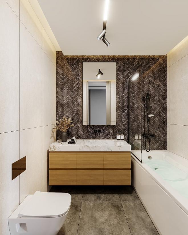 Квартира 2+1 с видом на море в Стамбуле