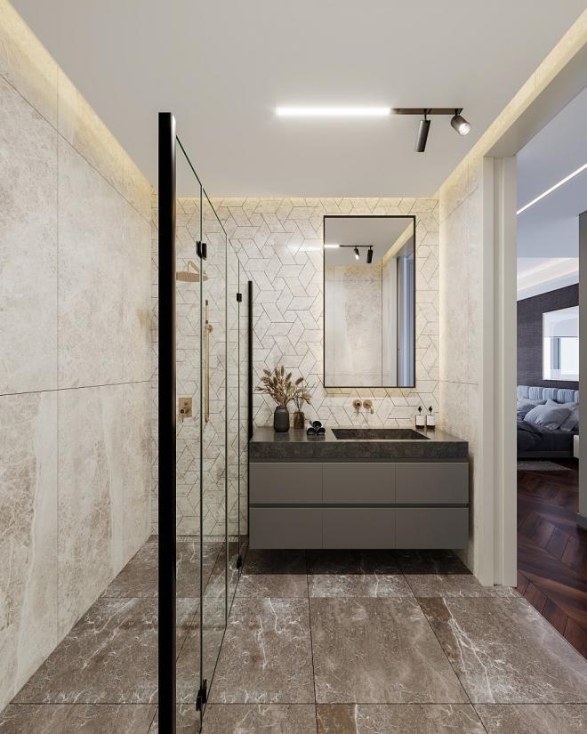 Квартира 3+1 с видом на море в Стамбуле