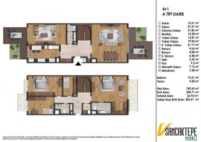 Квартира 3+1 в Стамбуле