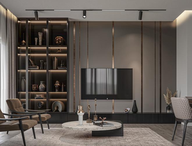 Квартира 2+1 с видом на море в Стамбуле