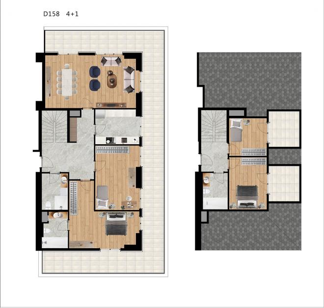 Квартира 1+1 в Стамбуле