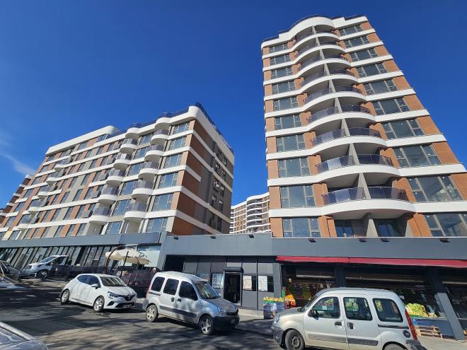 Квартира 1+1 с видом на море в Стамбуле