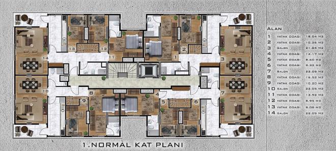 Дюплекс 2+2 в Стамбуле