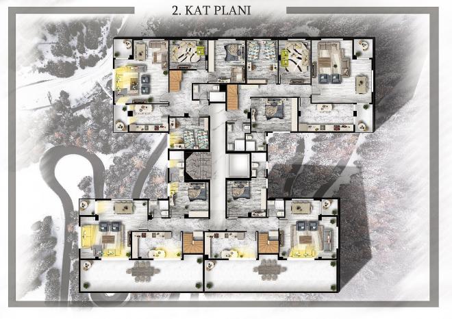 Дюплекс 2+2 в Стамбуле