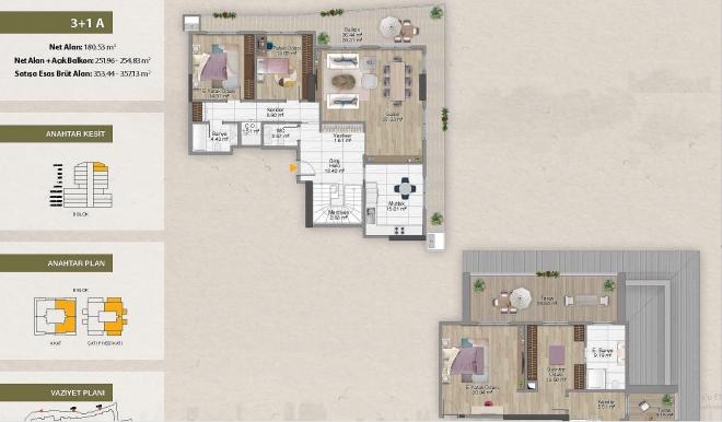 Квартира 1+1 в Стамбуле