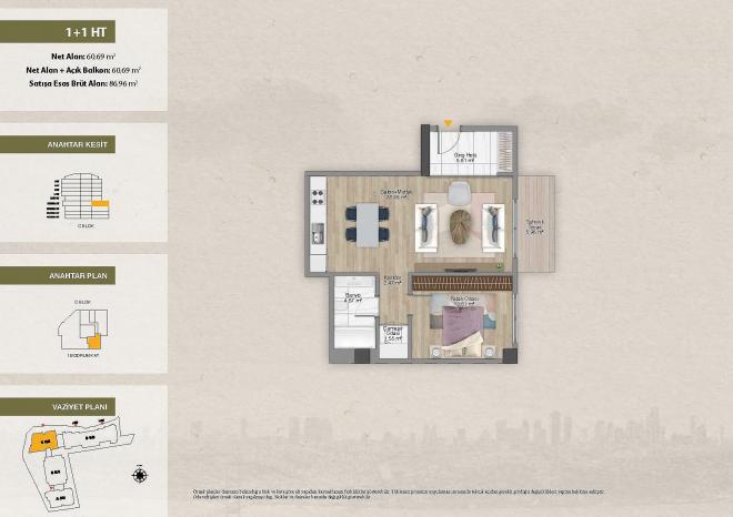 Квартира 3+1 в Стамбуле