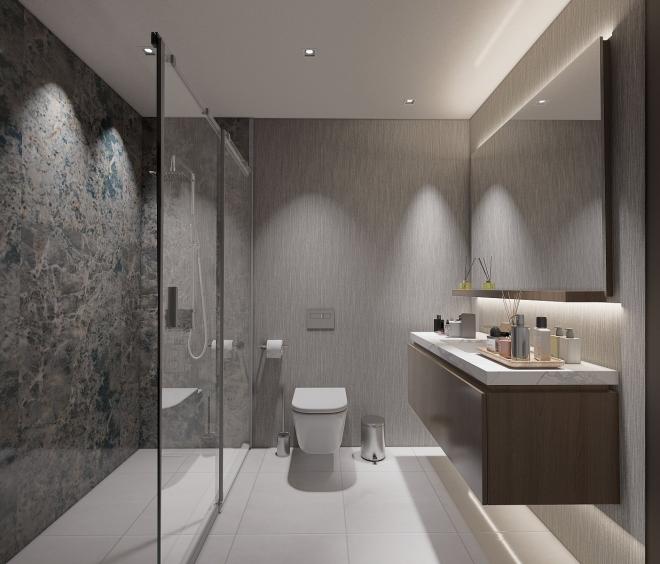 Квартира 1+1 с видом на море в Стамбуле